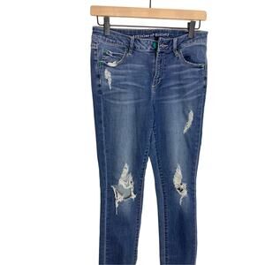 Articles of Society Women's SZ 27 Dark Wash Casual Straight Distressed Jeans